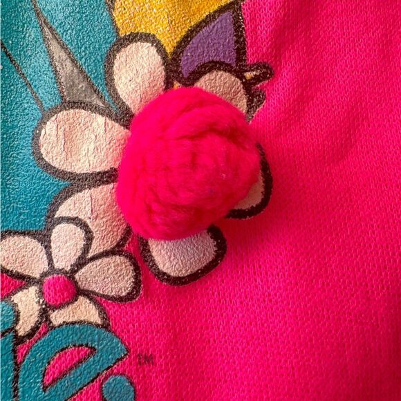 Barbie Rare Vintage 1990 Made in USA Kids Shirt Pink Ruffles 3D Flower Girl 6X - Picture 13 of 15